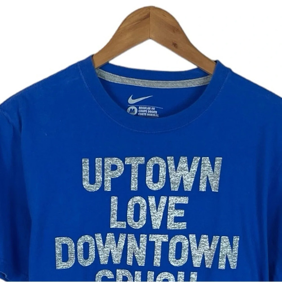 TS263 Mens Nike Regular Fit Uptown Love Downtown Crush Workout T Shirt M - Picture 3 of 4